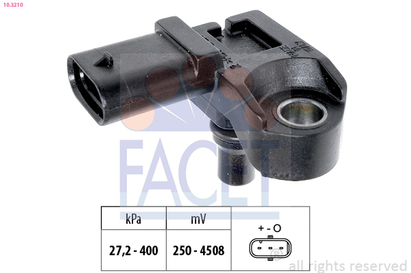 Air Pressure Sensor, height adaptation - 10.3210 FACET