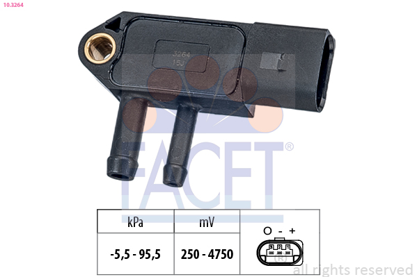 Air Pressure Sensor, height adaptation - 10.3264 FACET