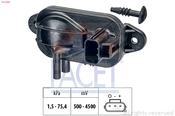 Air Pressure Sensor, height adaptation - 10.3268 FACET