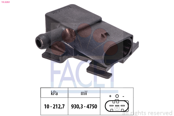 Air Pressure Sensor, height adaptation - 10.3283 FACET