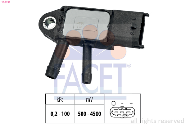 Air Pressure Sensor, height adaptation - 10.3291 FACET