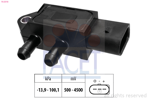 Air Pressure Sensor, height adaptation - 10.3318 FACET
