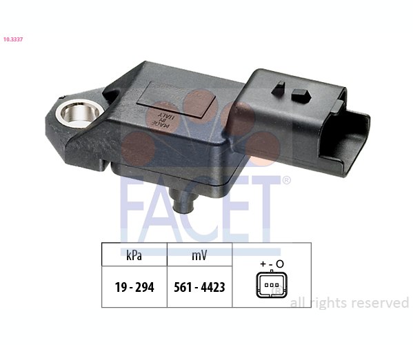 Luftdrucksensor, Höhenanpassung - 10.3337 FACET