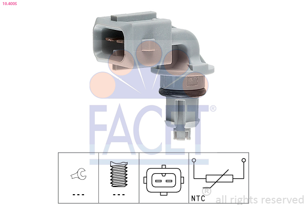 Sensore, Temperatura esterna - 10.4005 FACET