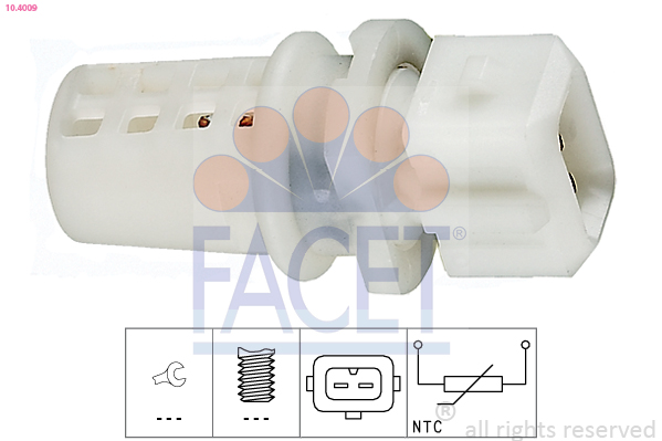 Sensor, intake air temperature - 10.4009 FACET