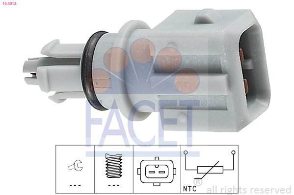 Sensor, exterior temperature - 10.4012 FACET