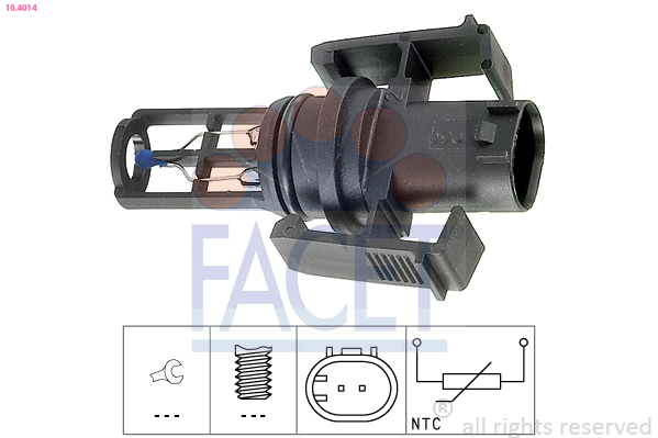 Sensor, intake air temperature - 10.4014 FACET