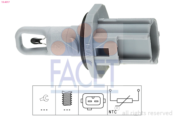 Sensor, intake air temperature - 10.4017 FACET