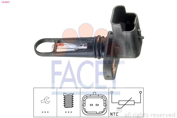 Sensor, intake air temperature - 10.4021 FACET