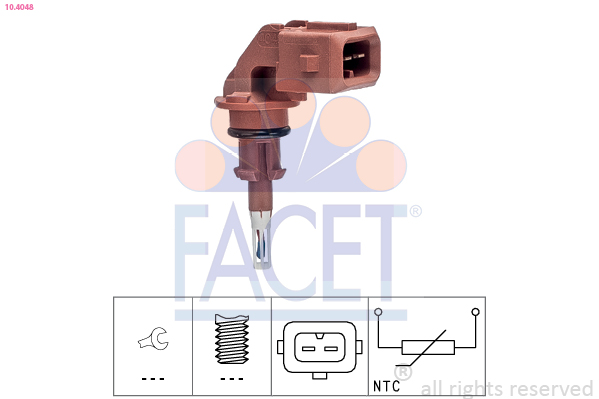 Sensor, intake air temperature - 10.4048 FACET
