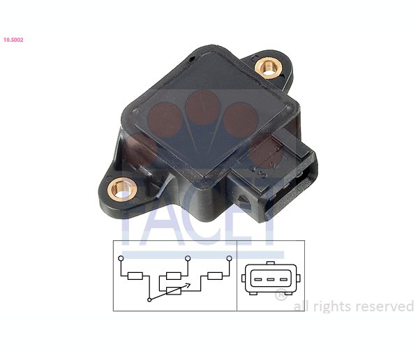 Sensor, throttle position - 10.5002 FACET