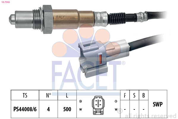 Lambda Sensor - 10.7565 FACET