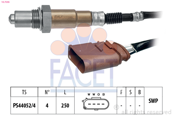 Lambda Sensor - 10.7595 FACET