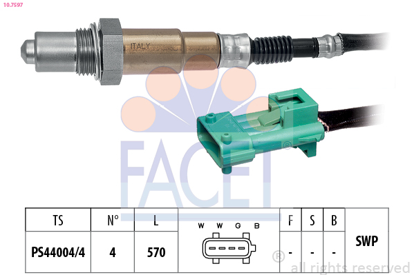 Sonda lambda - 10.7597 FACET