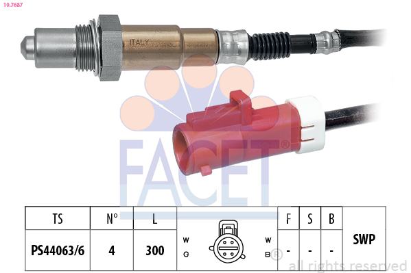 Lambda Sensor - 10.7687 FACET