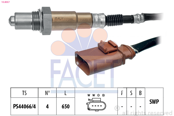 Lambda Sensor - 10.8057 FACET