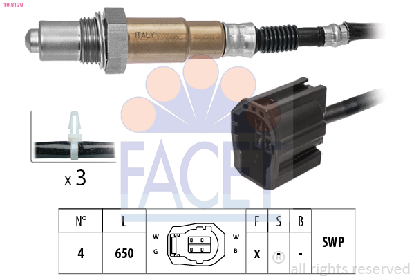 Sonda lambda - 10.8139 FACET