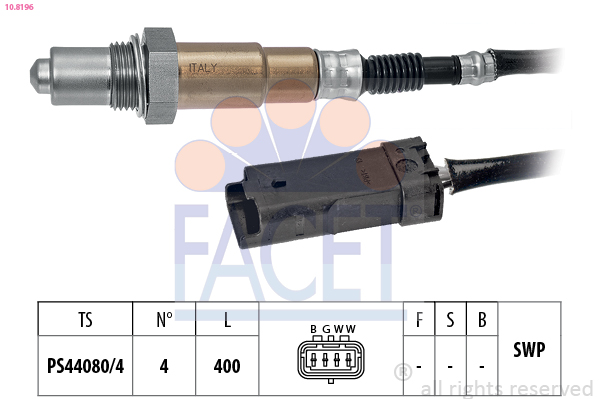 Sonda lambda - 10.8196 FACET