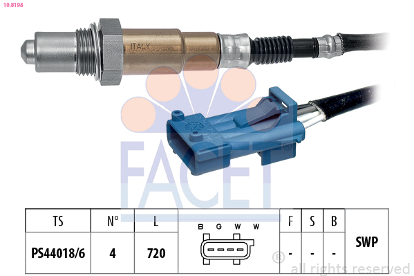 Sonda lambda - 10.8198 FACET