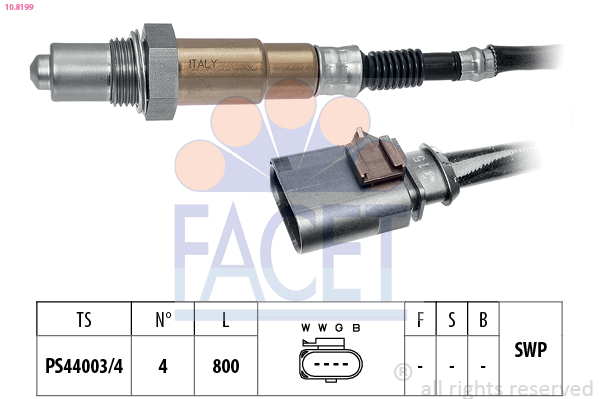 Sonda lambda - 10.8199 FACET