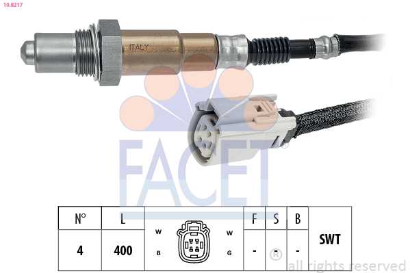Lambda Sensor - 10.8217 FACET