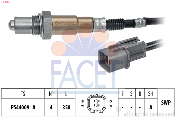 Lambda Sensor - 10.8361 FACET
