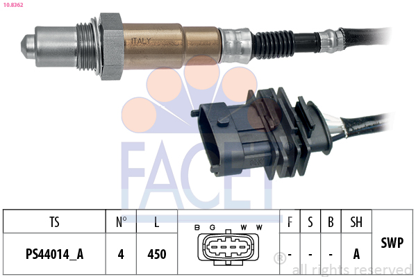 Sonda lambda - 10.8362 FACET