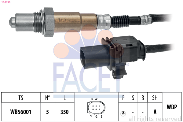 Lambda Sensor - 10.8390 FACET