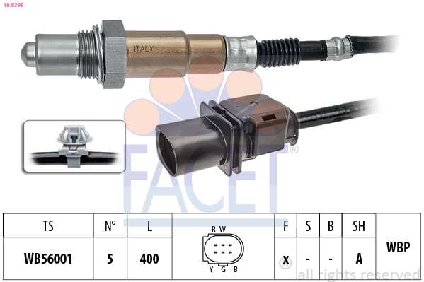 Lambda Sensor - 10.8395 FACET