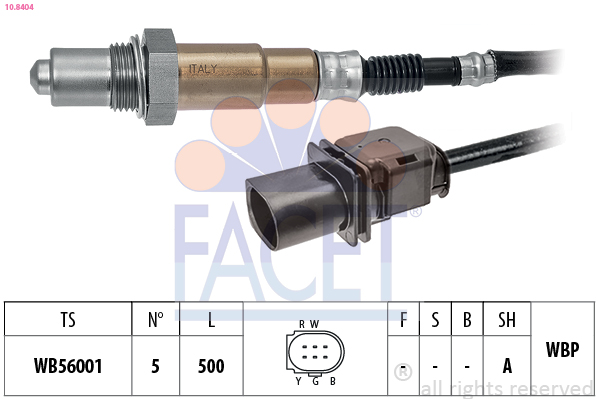 Lambda Sensor - 10.8404 FACET