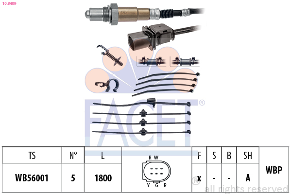 Lambda Sensor - 10.8409 FACET