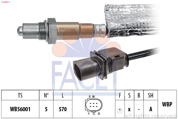 Lambda Sensor - 10.8411 FACET