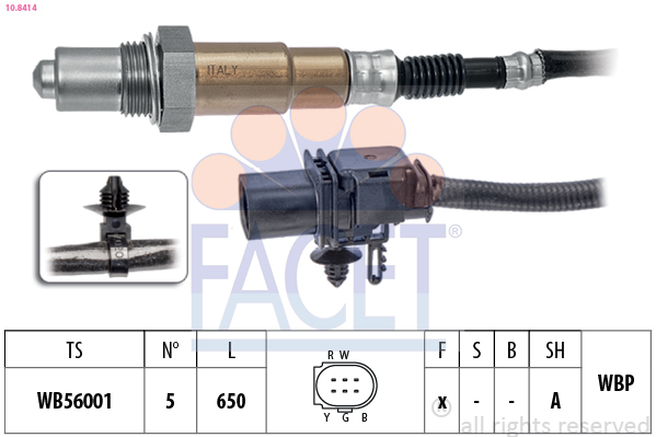Lambda Sensor - 10.8414 FACET
