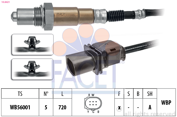 Lambda Sensor - 10.8421 FACET