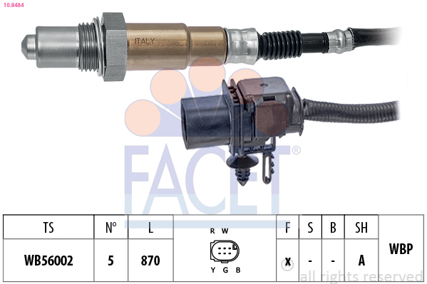 Lambda Sensor - 10.8484 FACET