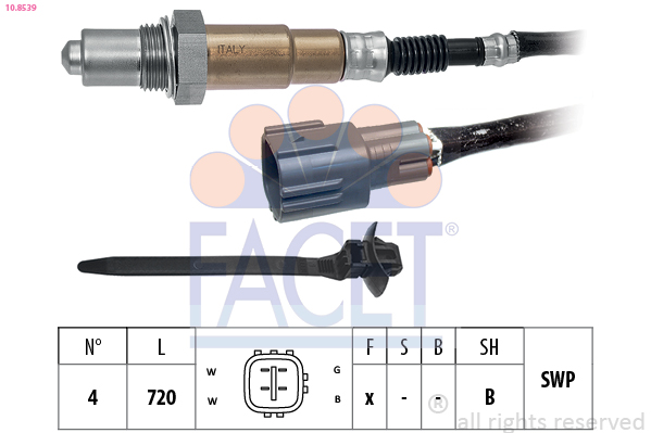 Lambda Sensor - 10.8539 FACET