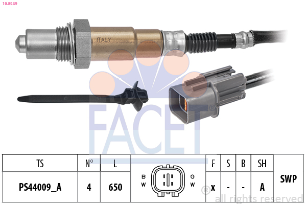 Lambda Sensor - 10.8549 FACET