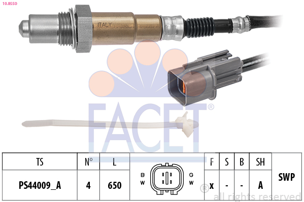 Lambda Sensor - 10.8550 FACET