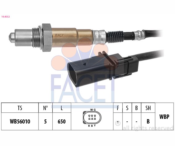 Lambda Sensor - 10.8552 FACET