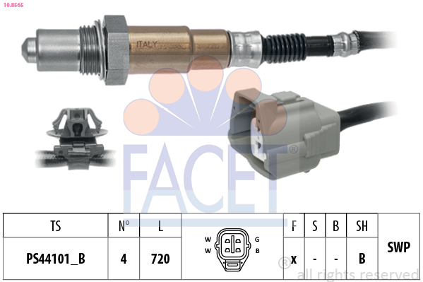 Lambda Sensor - 10.8565 FACET