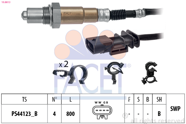 Lambda Sensor - 10.8613 FACET