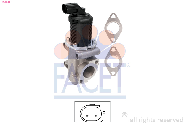 EGR Valve - 23.0047 FACET