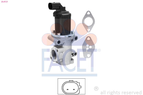 EGR Valve - 23.0121 FACET