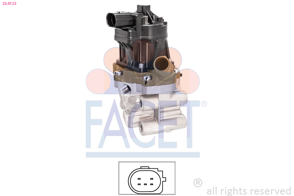 EGR Valve - 23.0123 FACET