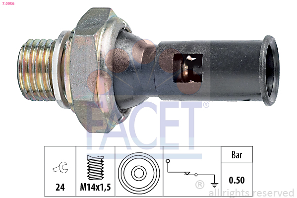 Oil Pressure Switch - 7.0056 FACET