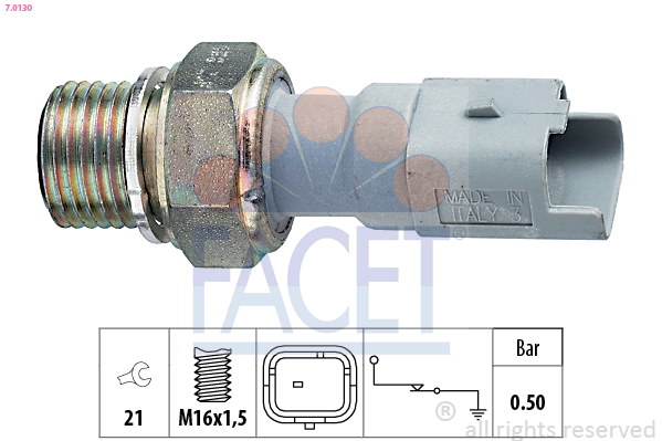 Oil Pressure Switch - 7.0130 FACET