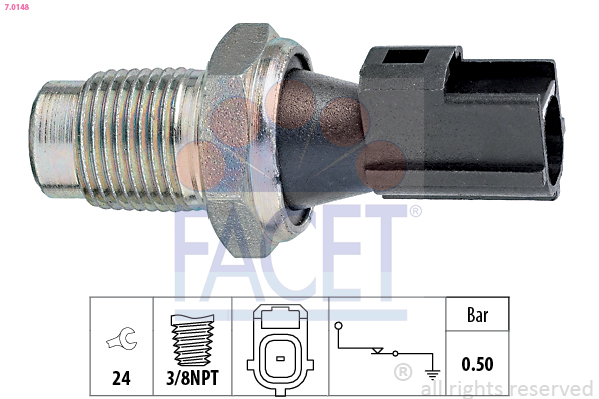 Oil Pressure Switch - 7.0148 FACET
