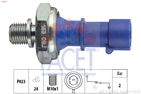 Oil Pressure Switch - 7.0163 FACET