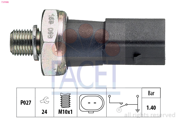 Oil Pressure Switch - 7.0168 FACET