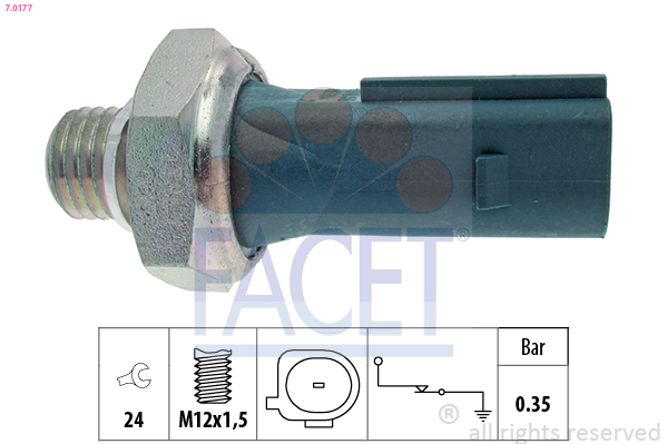 Oil Pressure Switch - 7.0177 FACET